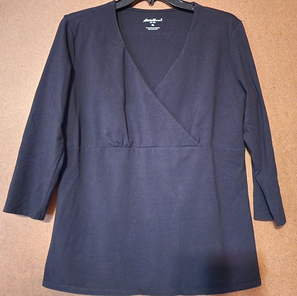 Eddie Bauer Womens Pull Over Top Size XL